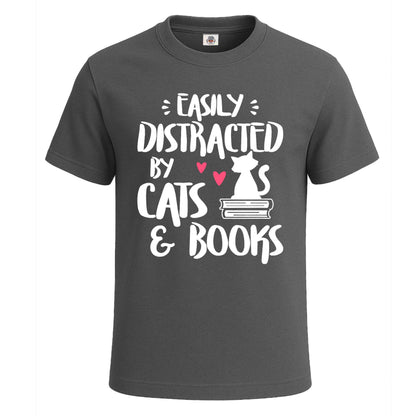 Easily Distracted By | T-Shirt For Men's Charcoal Easily Distracted By | T-Shirt For Men's