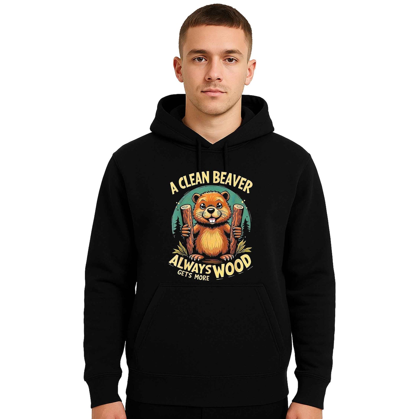 A Clean Beaver Always | Hoody For Men's
