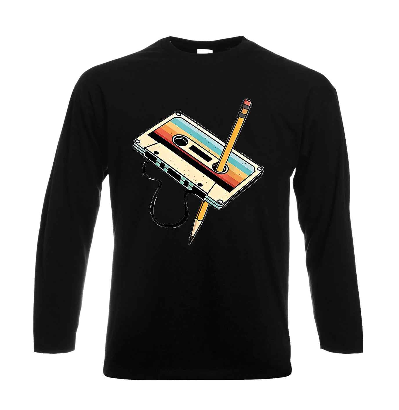 80s Cassette Tape | Men's Long Sleeve 80s Cassette Tape | Men's Long Sleeve