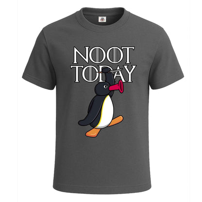 Noot Today Pingu | T-Shirt For Men's Charcoal Noot Today Pingu | T-Shirt For Men's