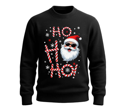 HO H HO SANTA SMILE | Sweatshirt For Men's