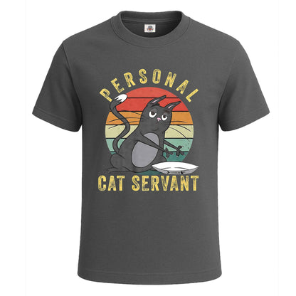 Personal Cat Servant | T-Shirt For Men's Charcoal Personal Cat Servant | T-Shirt For Men's