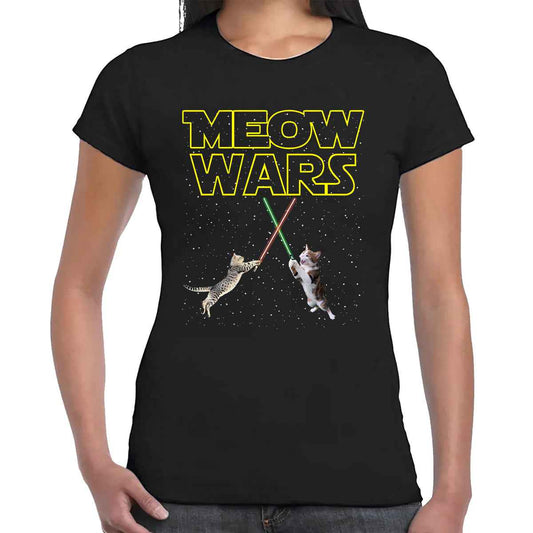 Meow Wars Cat | LADIES T-SHIRT