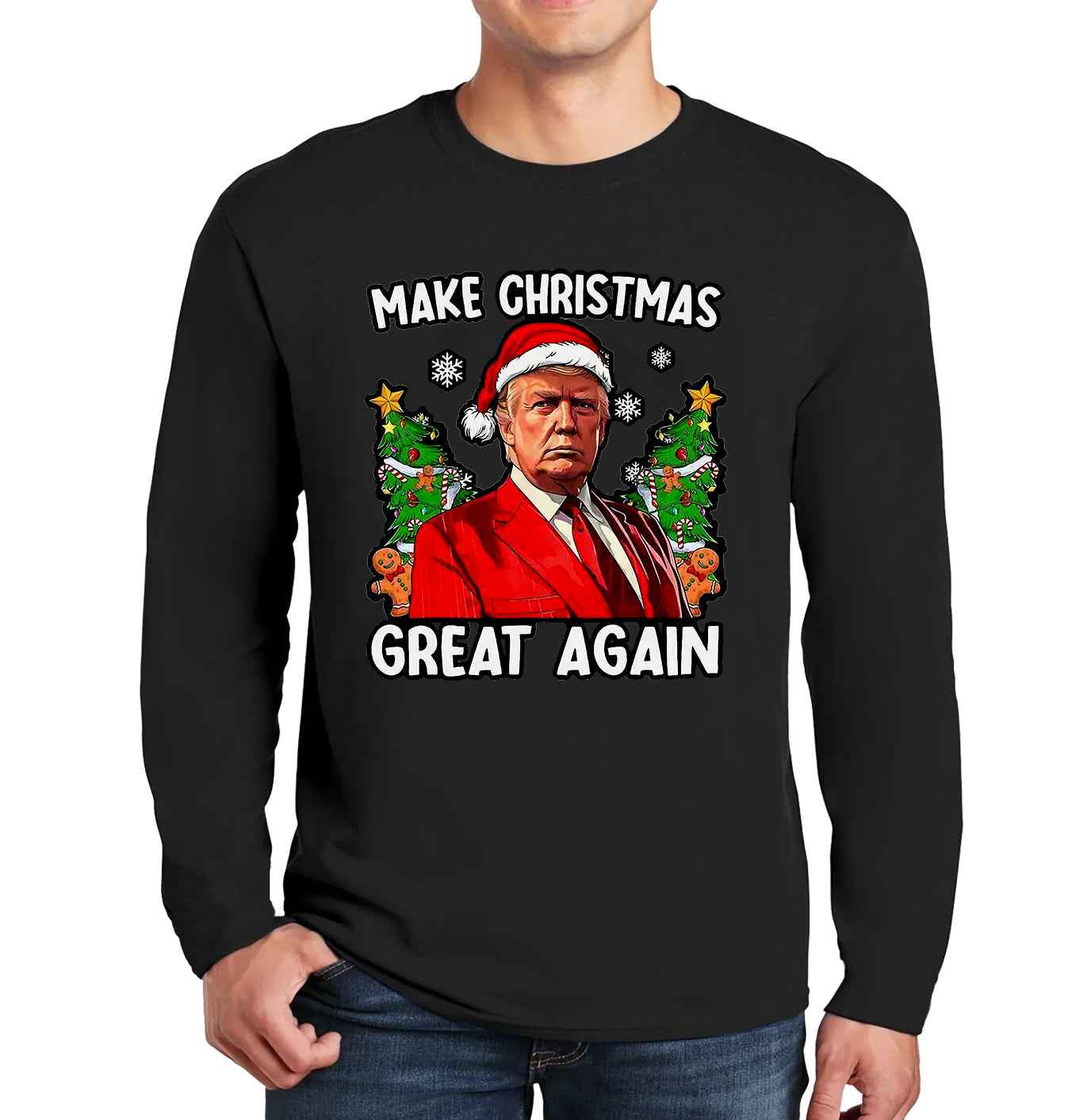 MAKE CHRISTMA GREAT | Men's Longsleeve