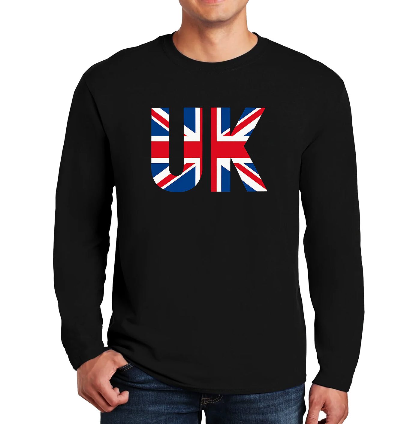 Union Jack England Flag | Men's Long Sleeve