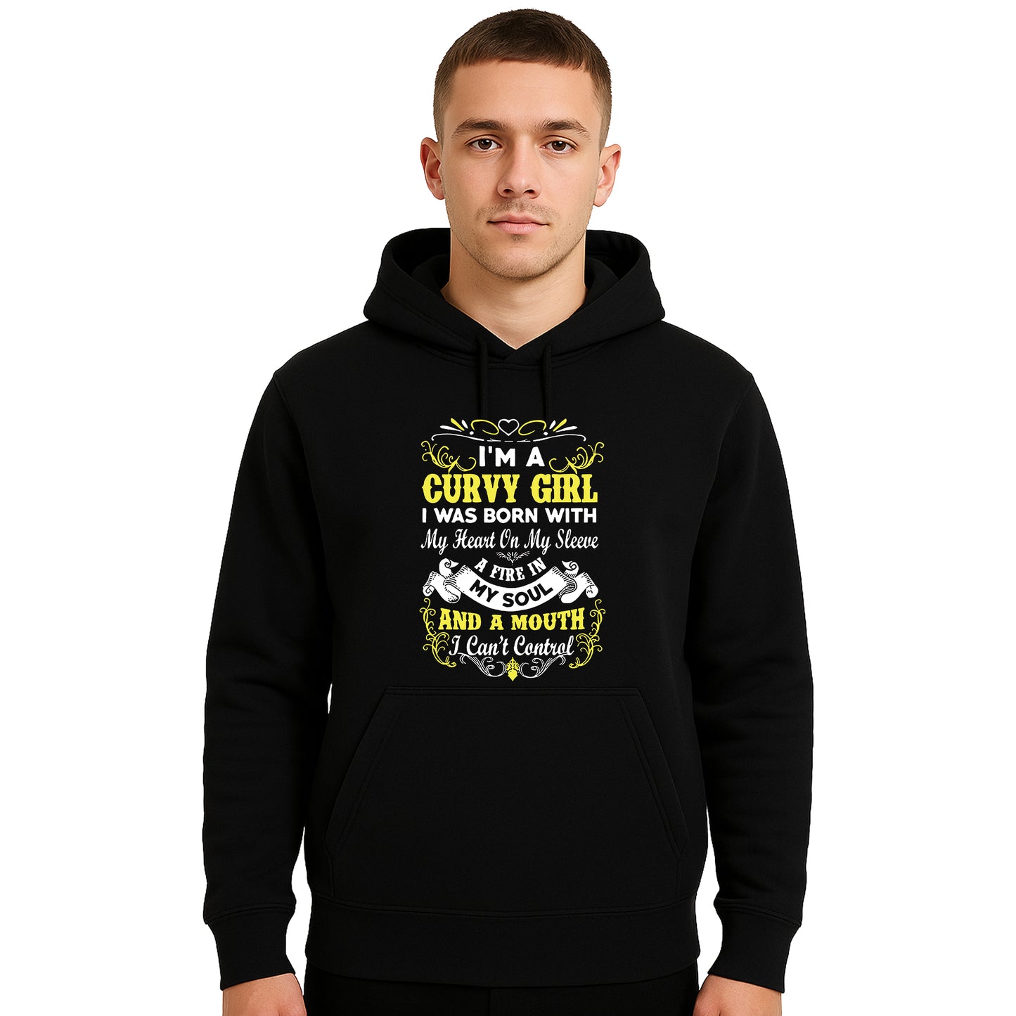 I'm A Curvy Girl I Was | Hoody For Men's I'm A Curvy Girl I Was | Hoody For Men's