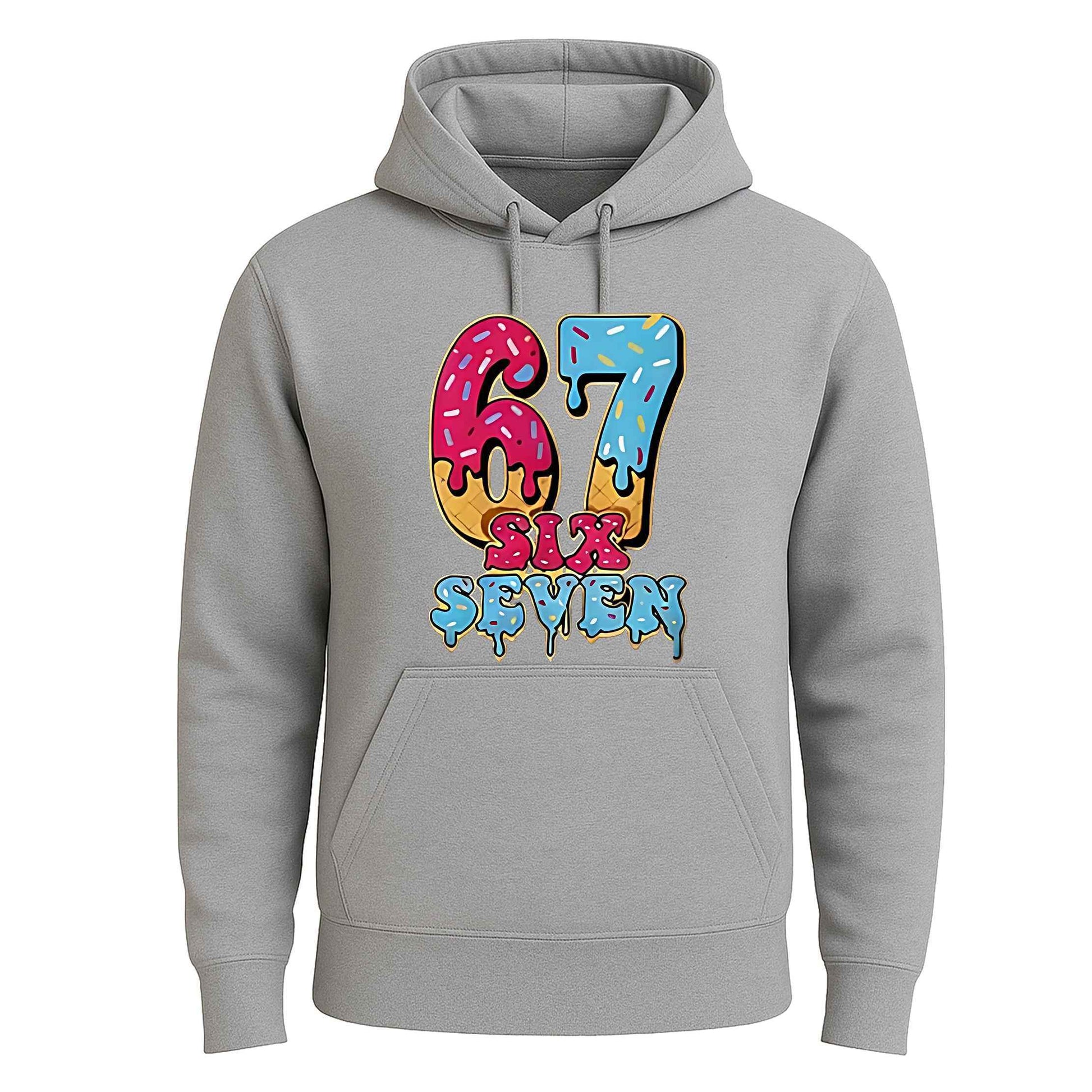 Baseball Drip Number 67 | Hoody For Men's SPORT GREY HOODY Baseball Drip Number 67 | Hoody For Men's