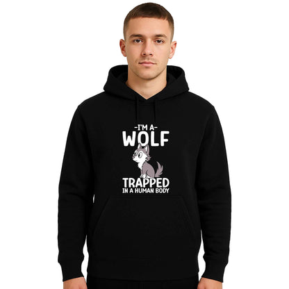 I Am A Wolf Trapped | Hoody For Men's I Am A Wolf Trapped | Hoody For Men's