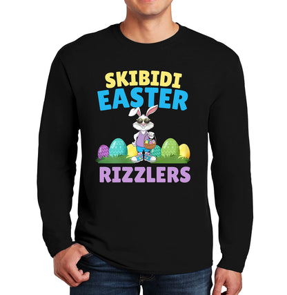 Skibidi Easter Funny | Men's Long Sleeve Skibidi Easter Funny | Men's Long Sleeve