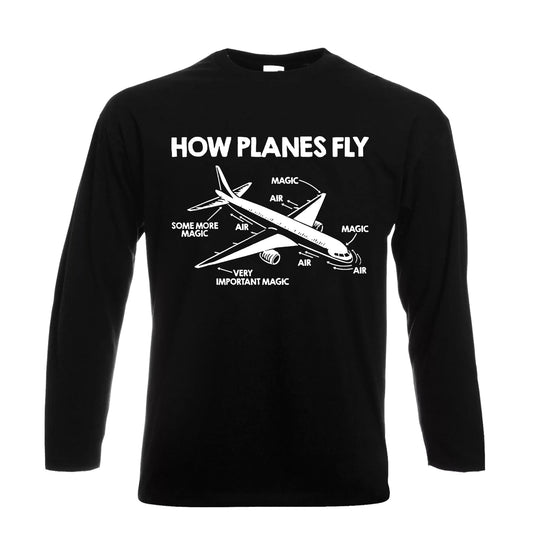 How Planes Fly Aerospace | Men's Long Sleeve