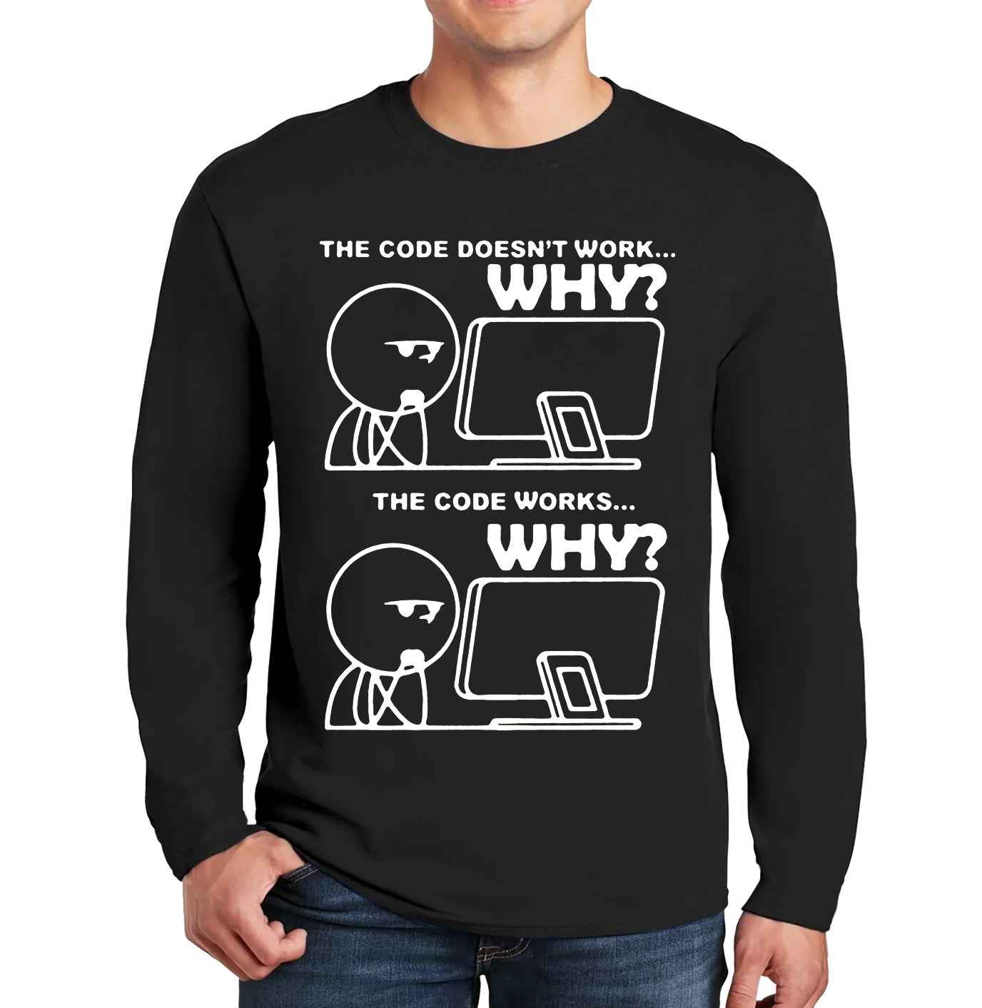 The Code Dosen't Work | Men's Long Sleeve