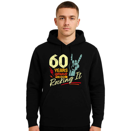 60th Birthday Rock'n'Roll | Hoody For Men's 60th Birthday Rock'n'Roll | Hoody For Men's