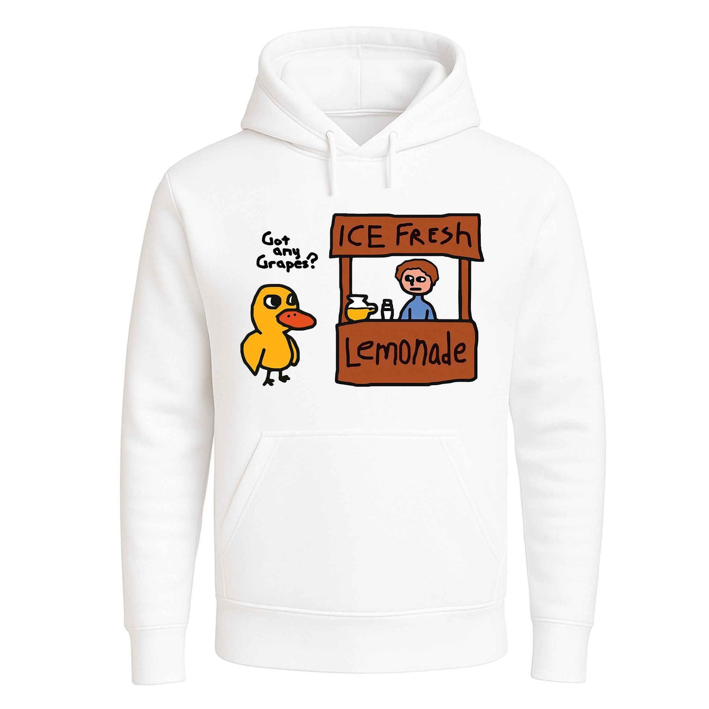 Ice Fresh Lemonade | Hoody For Men's WHITE HOODY Ice Fresh Lemonade | Hoody For Men's