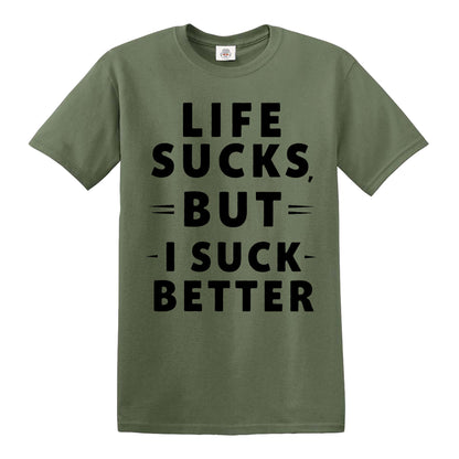 LIFE SUCKS BUT | MEN'S T-SHIRT