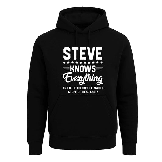 Steve Knows Everything | Hoody For Men's