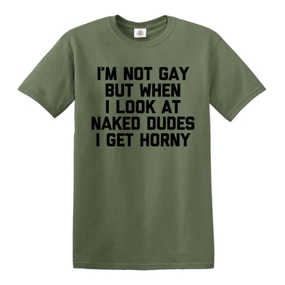 I'M NOT GAY BUT | MEN'S T-SHIRT