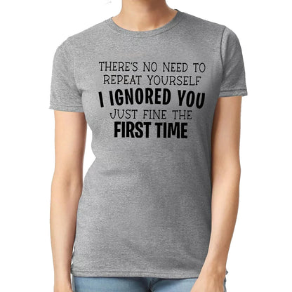 THERE'S NO NEED | LADIES T-SHIRT