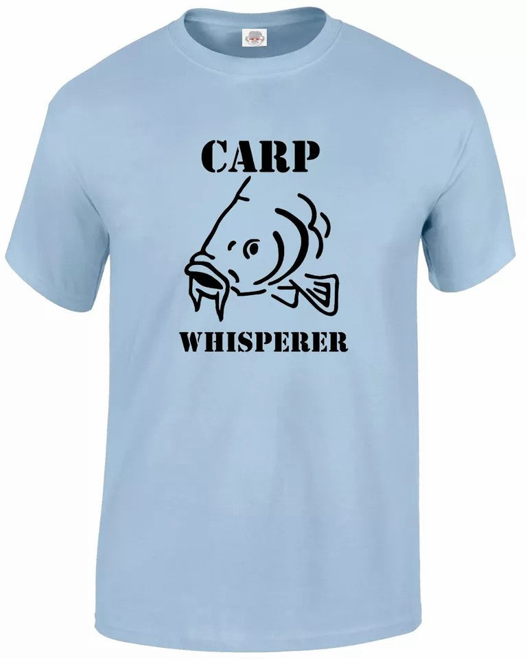 Fishing Print Fisherman MEN'S T-SHIRT CARP WHISPERER T-SHIRT Fishing Print Fisherman MEN'S T-SHIRT