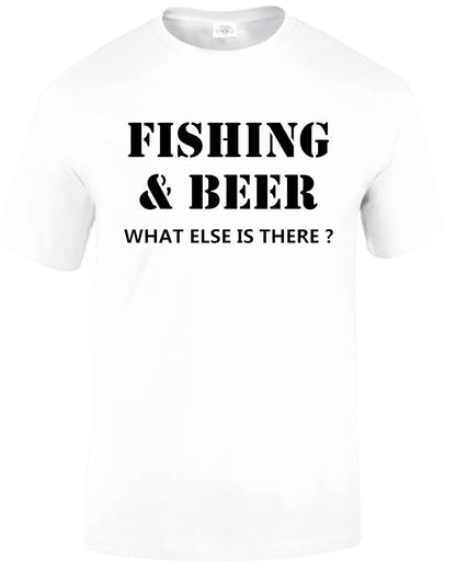 Fishing Fathers Day Fisherman MEN'S T-SHIRT FISHING & BEER Fishing Fathers Day Fisherman MEN'S T-SHIRT