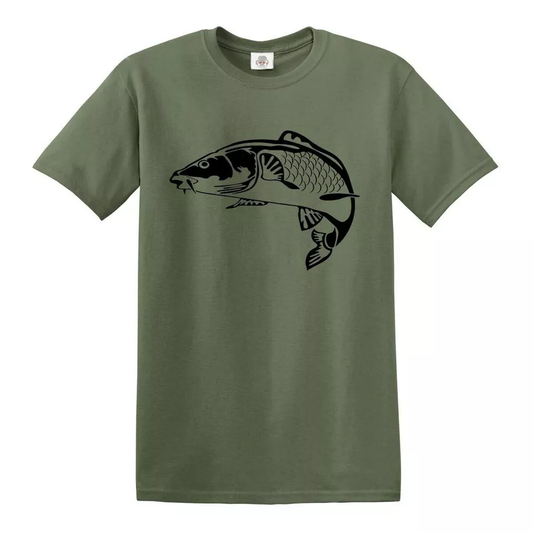 Fishing T-Shirt for Men - Fisherman Clothing Gift - Koi Design Fishing T-Shirt for Men - Fisherman Clothing Gift - Koi Design