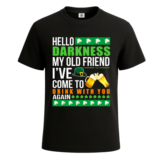 Hello Darkness My Old I've | T-Shirt For Men's