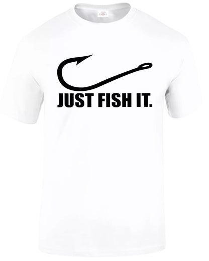 Fishing Fathers Day Fisherman MEN'S T-SHIRT JUST FISH IT Fishing Fathers Day Fisherman MEN'S T-SHIRT