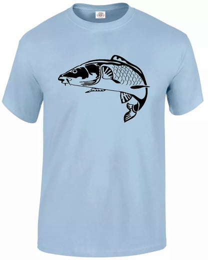 Fishing Print Fisherman MEN'S T-SHIRT KOI Fishing Print Fisherman MEN'S T-SHIRT
