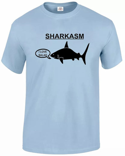 Fishing Print Fisherman MEN'S T-SHIRT SHARKASM I LOVE SALAD T-SHIRT Fishing Print Fisherman MEN'S T-SHIRT