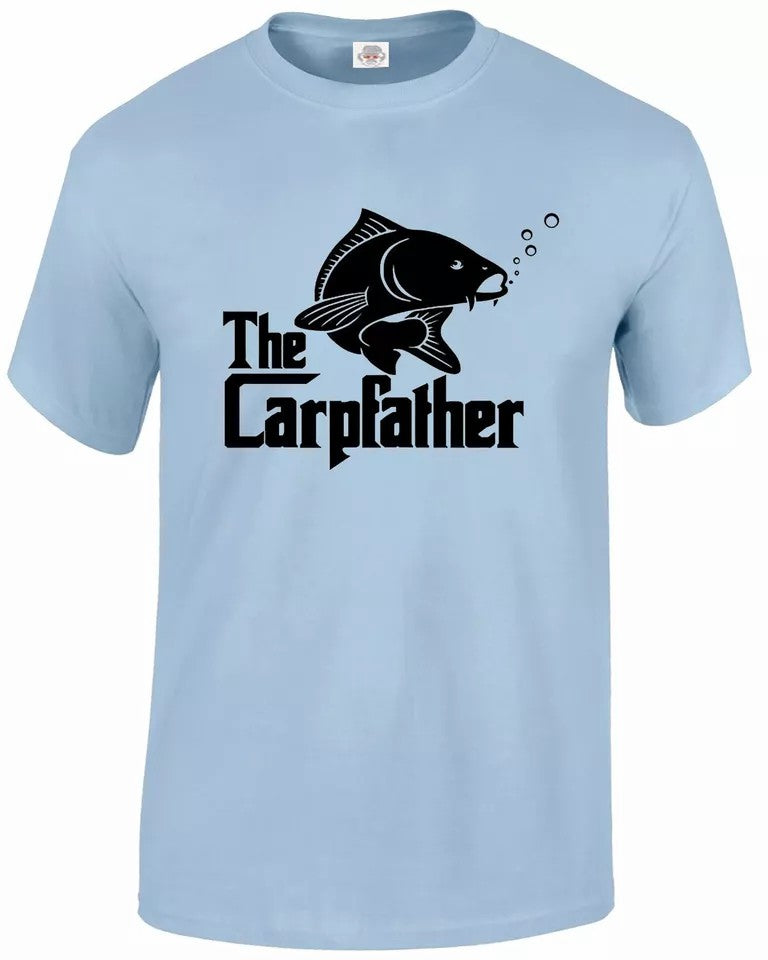 Fishing Print Fisherman MEN'S T-SHIRT THE CARP FATHER Fishing Print Fisherman MEN'S T-SHIRT