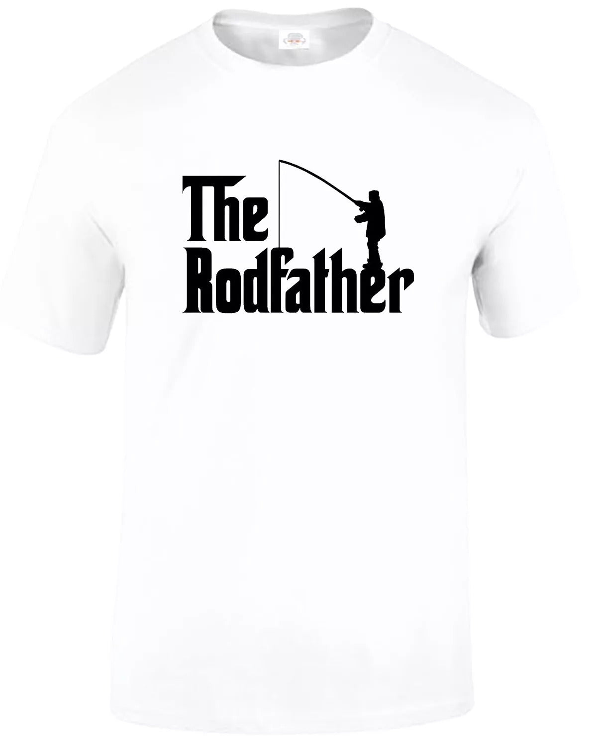 Fishing Fathers Day Fisherman MEN'S T-SHIRT THE RODFATHER Fishing Fathers Day Fisherman MEN'S T-SHIRT