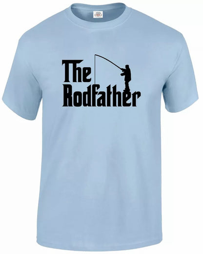 Fishing Print Fisherman MEN'S T-SHIRT THE RODFATHER Fishing Print Fisherman MEN'S T-SHIRT