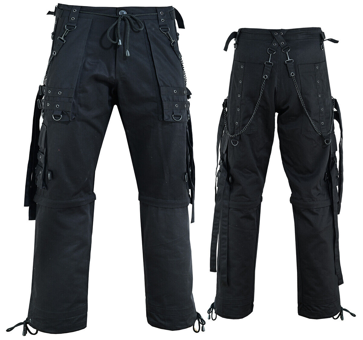 DARKWEAR BLACK CARGO CHAINS TROUSER