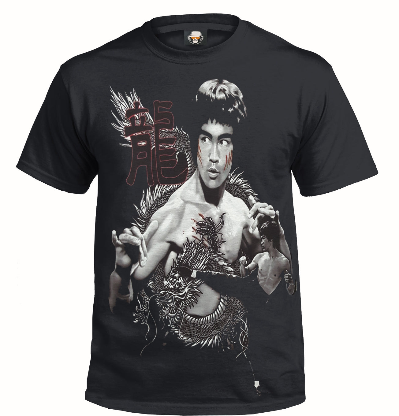 BRUCE LEE DRAGON - BLACK SUBLIMATION T-SHIRT