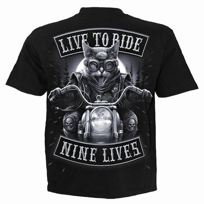 NINE LIVES - T-SHIRT BLACK