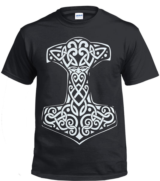 VIKING THOR'S HAMMER - BLACK T-SHIRT