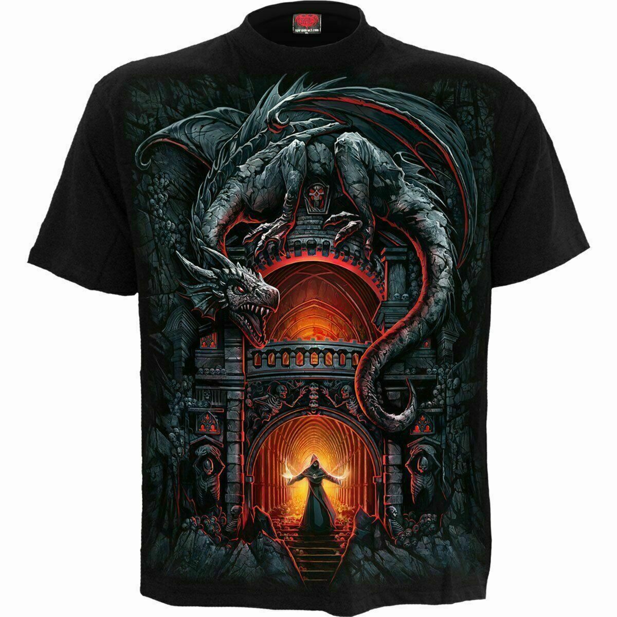 DRAGON'S LAIR  - PLUS SIZE T-SHIRT BLACK