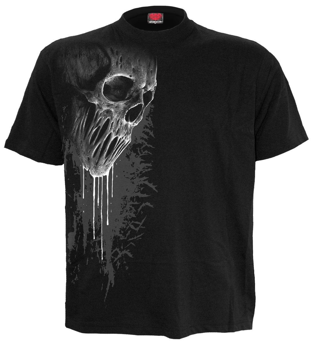 BAT CURSE FRONT FRONT PRINT BLACK T-SHIRT