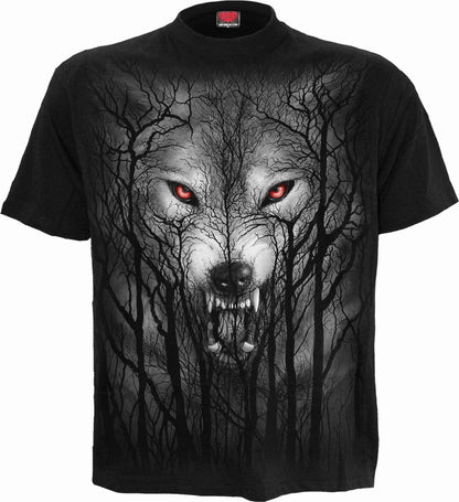 FOREST WOLF - BLACK T-SHIRT