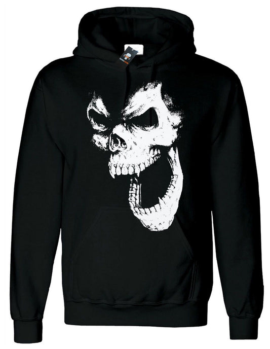 SKULL OUT - MEN'S BLACK HOODY