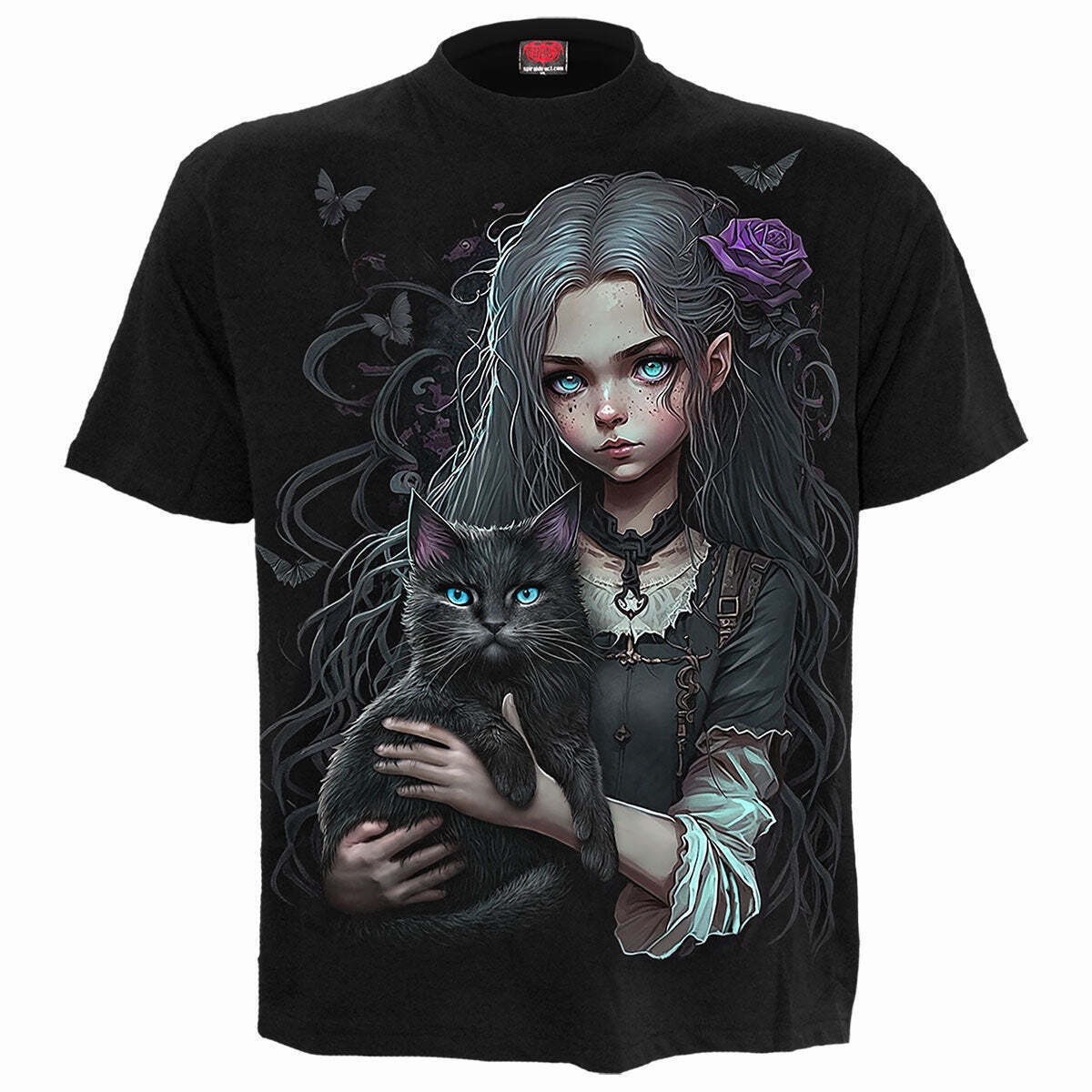 GOTH FAMILIAR - PLUS SIZE T-SHIRT BLACK