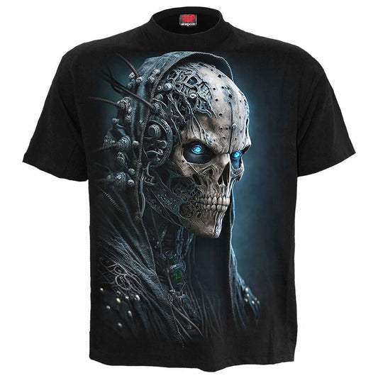 HUMAN K106 Black T-Shirt for Men HUMAN K106 Black T-Shirt for Men