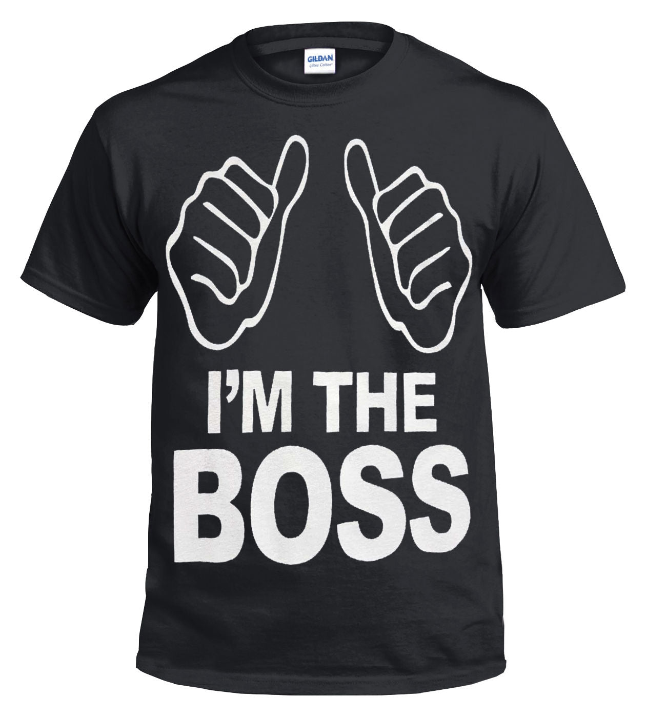 I'M THE BOSS - BLACK T-SHIRT