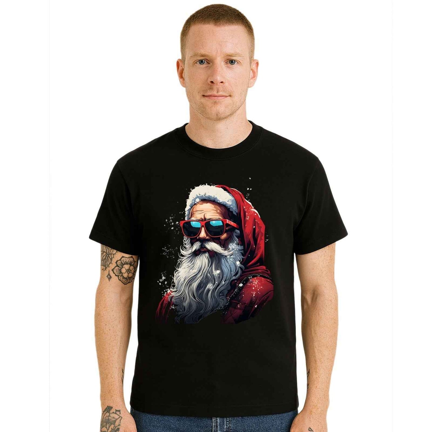 Biker Santa Claus |T-Shirt For Men's