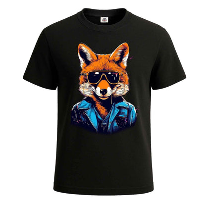 Rockstar Fox With Sunglasses |T-Shirt For Men's