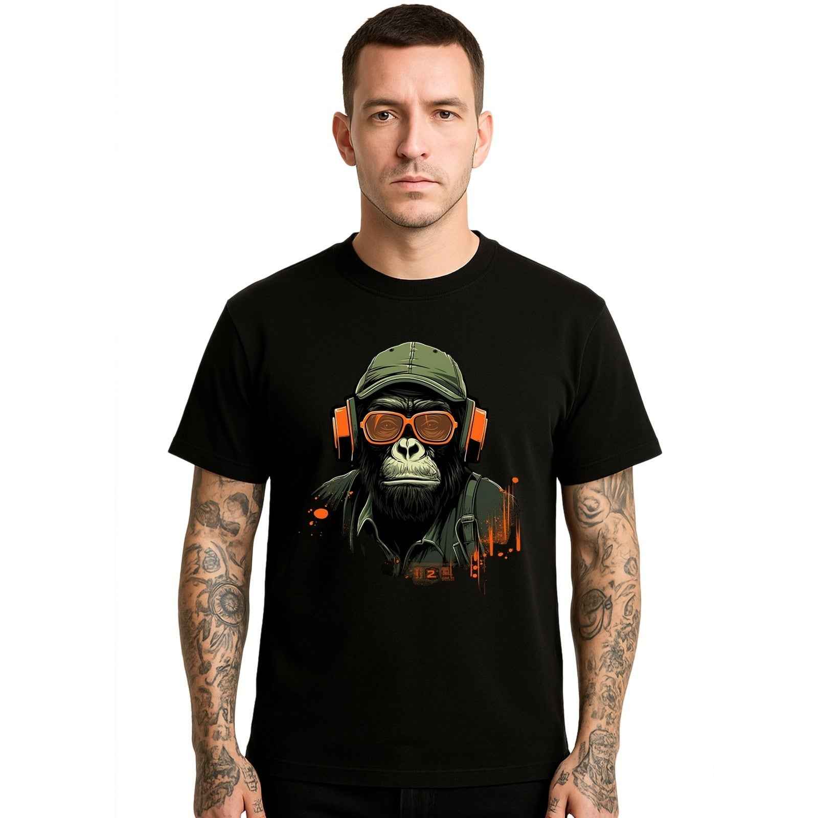 Cool Gorilla Headphones|T-Shirt For Men's