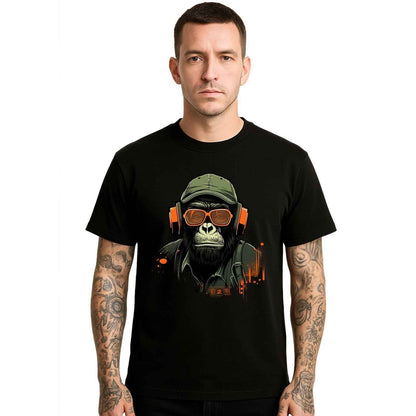 Cool Gorilla Headphones|T-Shirt For Men's