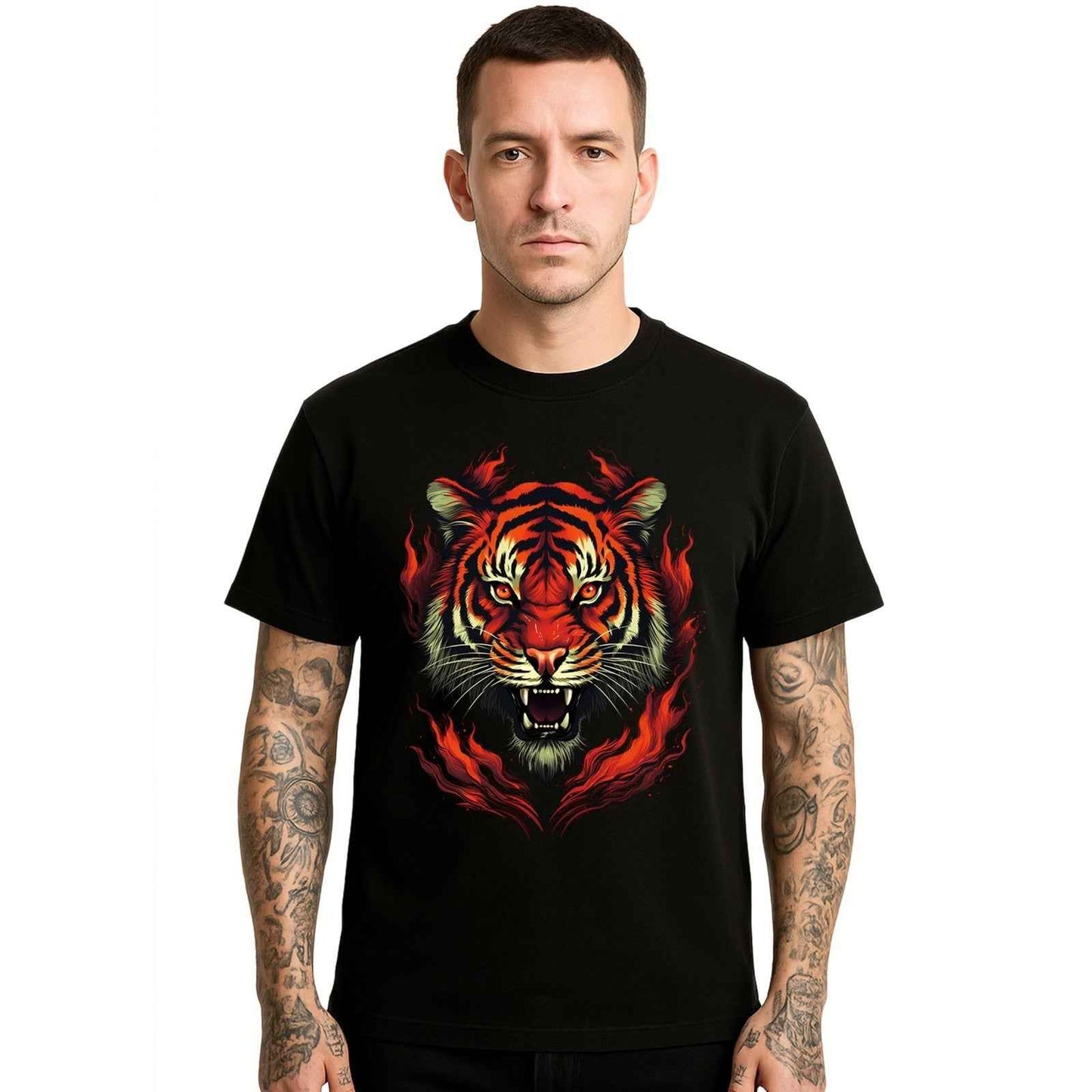 Urban Roar Tigger Face |T-Shirt For Men's