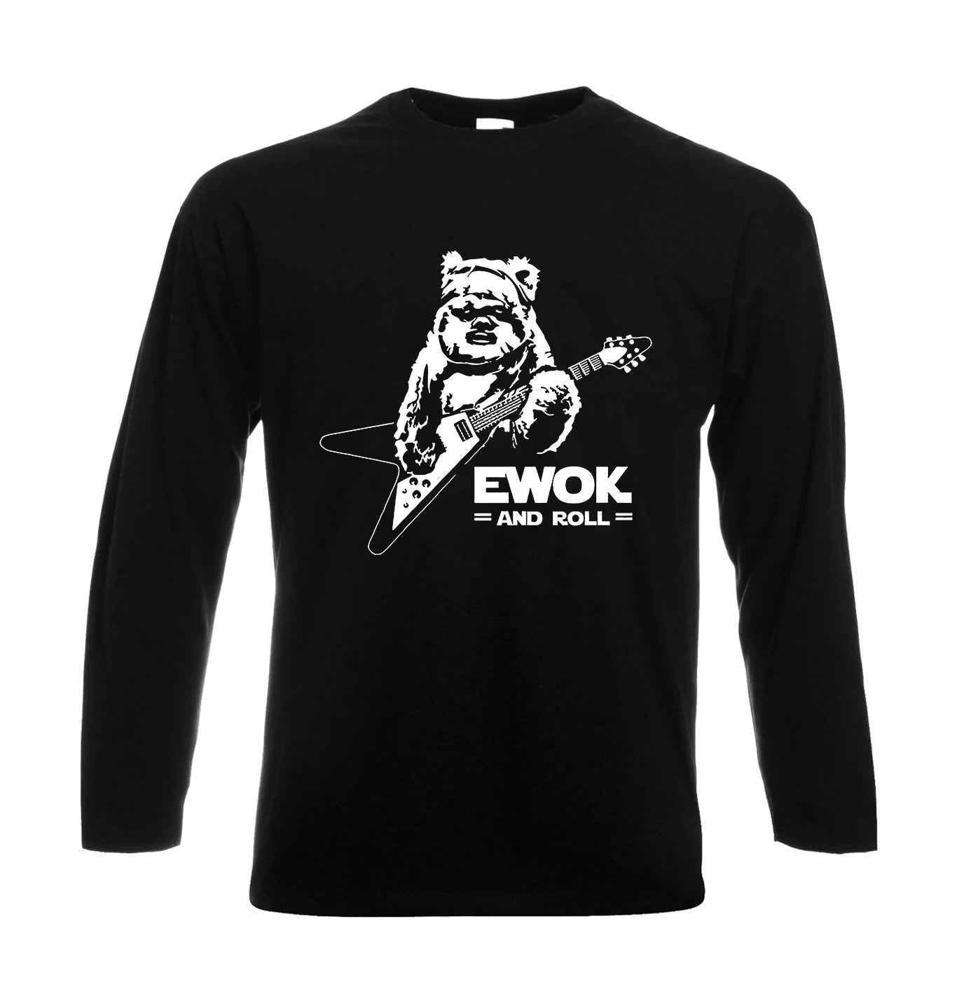 Ewok And Roll Guitar | Men's Long Sleeve Ewok And Roll Guitar | Men's Long Sleeve