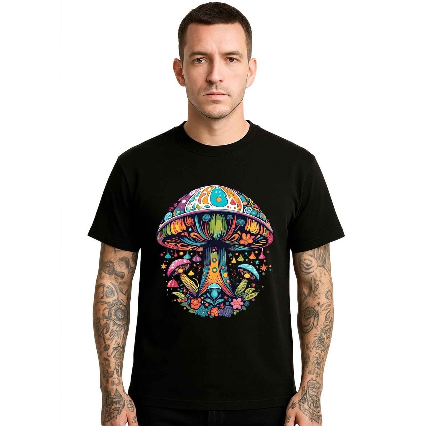Mystic Mushroom Trippy |T-Shirt For Men's