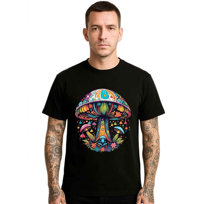 Mystic Mushroom Trippy |T-Shirt For Men's